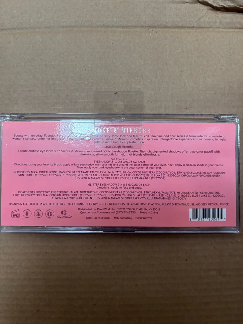 Empowered 36-Color Eyeshadow Palette - Pink & Rose Tones